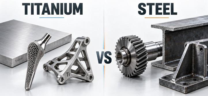 The Difference Between Titanium and Steel